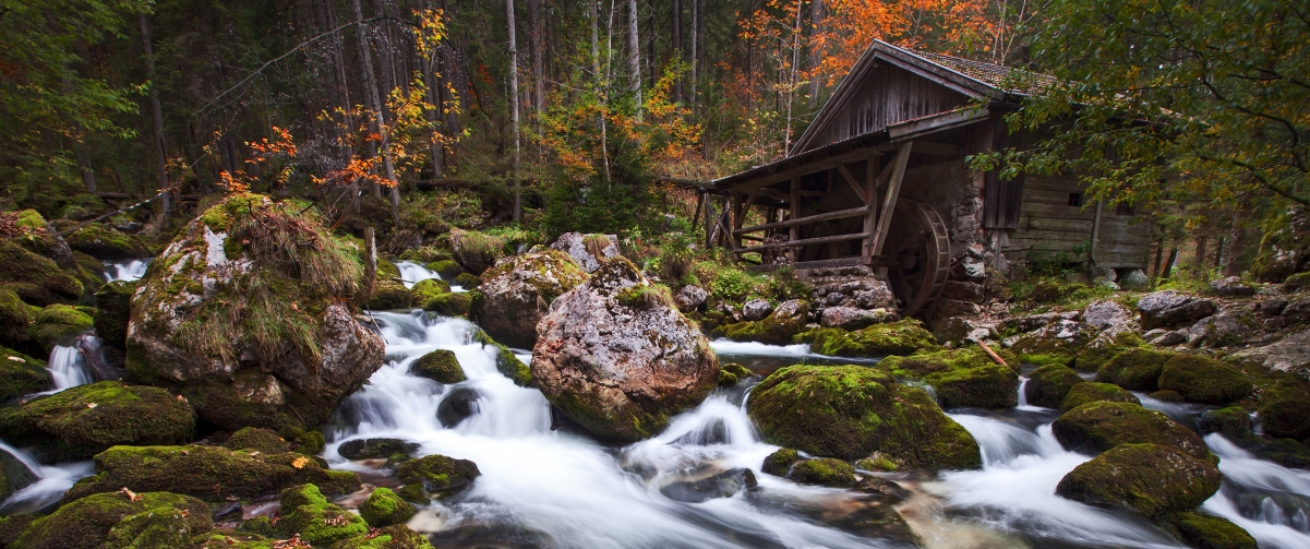 Mill Creek Falls Autumn Scenery 34