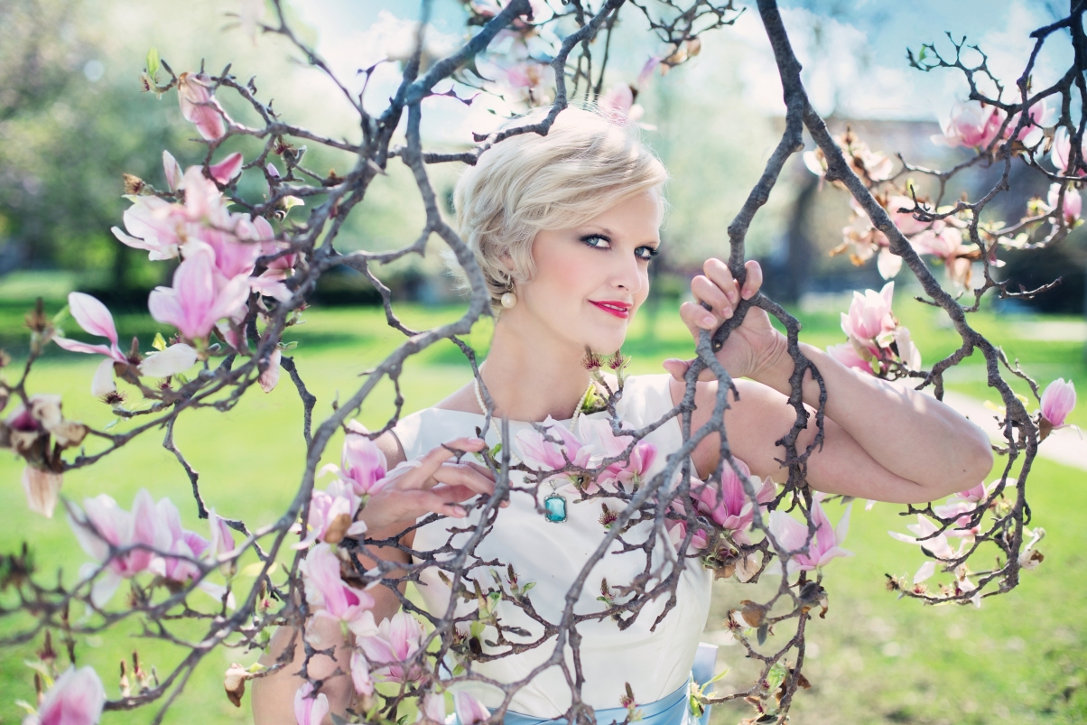 Magnolia tree vintage beauty 5K wall