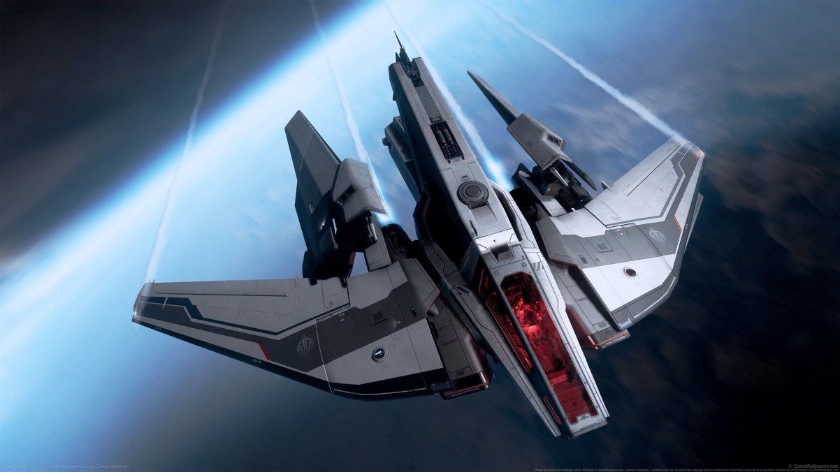Star Citizen Game Spaceship Fighter 4k