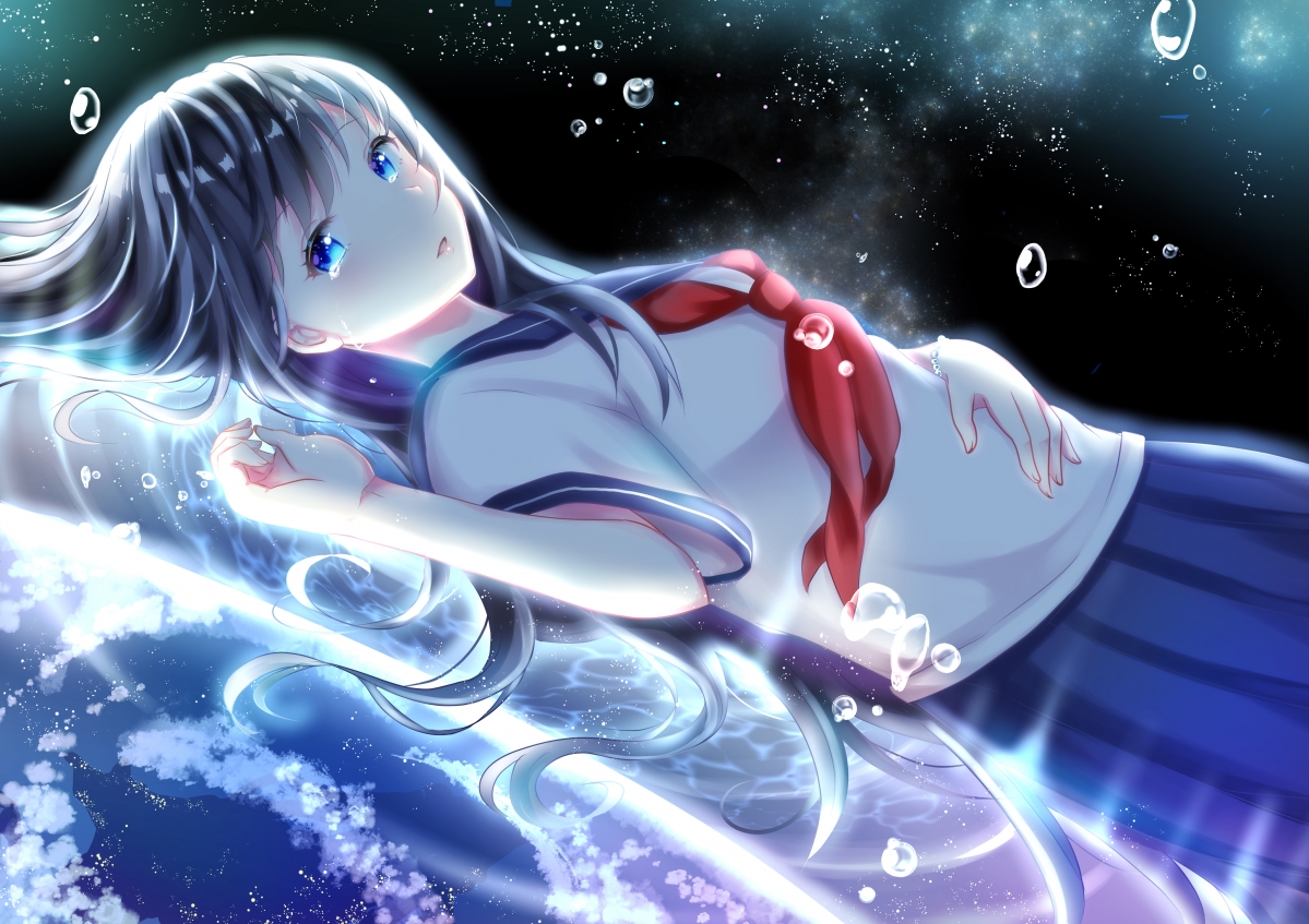 Girl Sailor Suit 4k Anime Wallpaper