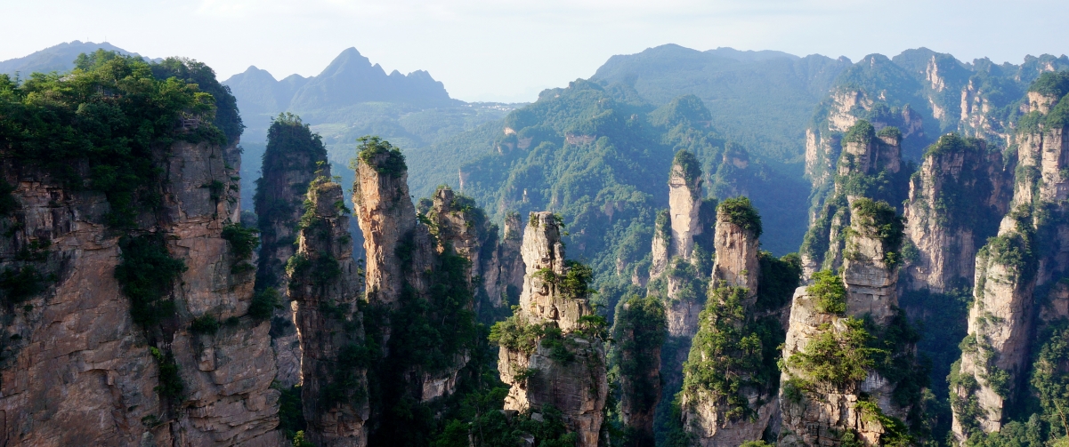 Zhangjiajie Yuanjiajie Landscape 3440x1