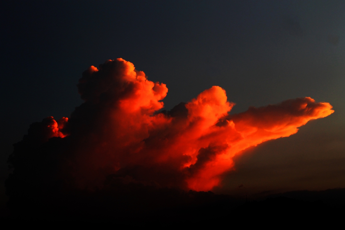 Cloud sunset golden sunset sky