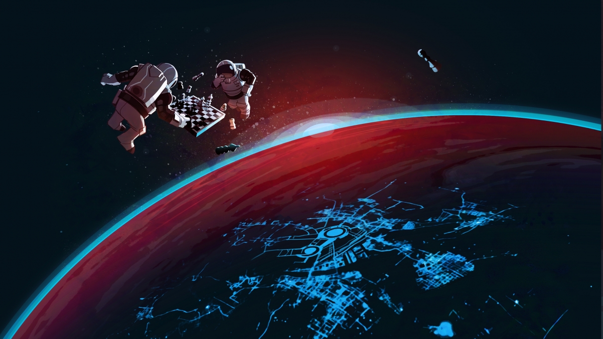 Chess in space 3840x216