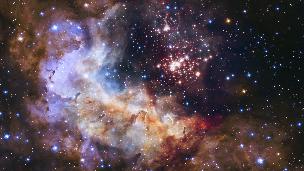 Star cluster 4k wallpaper