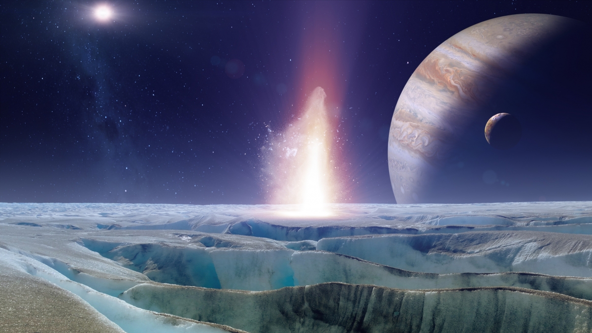 Planet starry sky moon 4K landscape wall