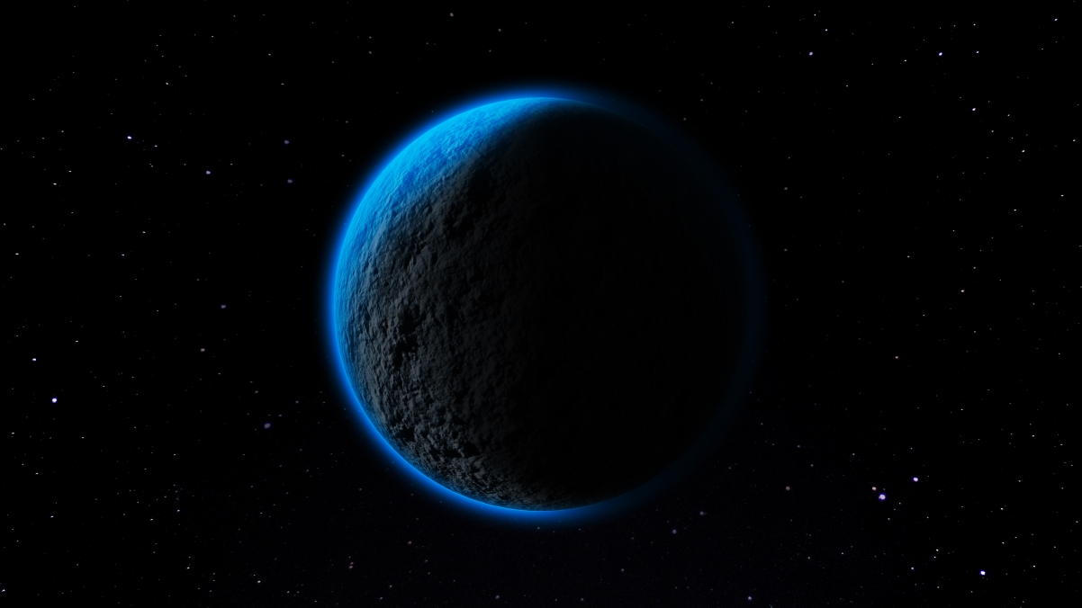 Planet Blue Light 4k Wallpaper