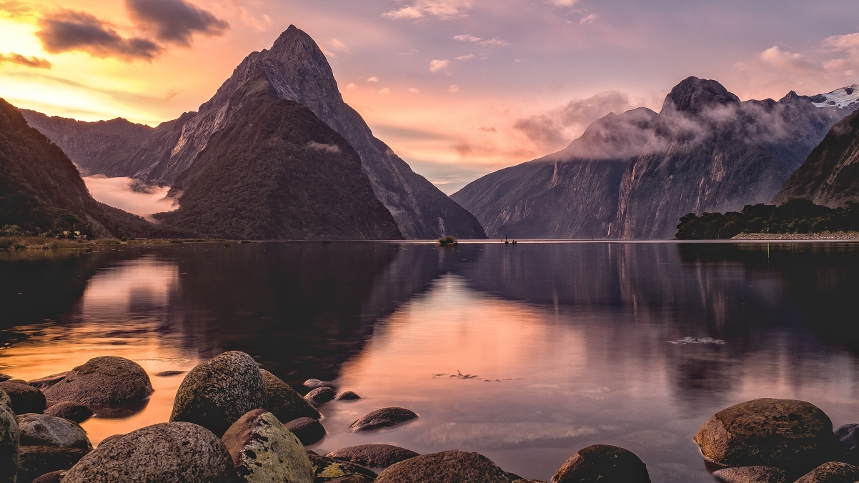 New Zealand Milford Sound 4K Wind