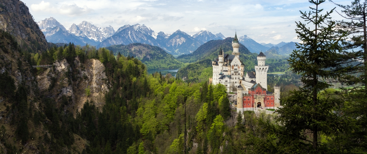 Neuschwanstein Castle 3440x1440 landscape wall