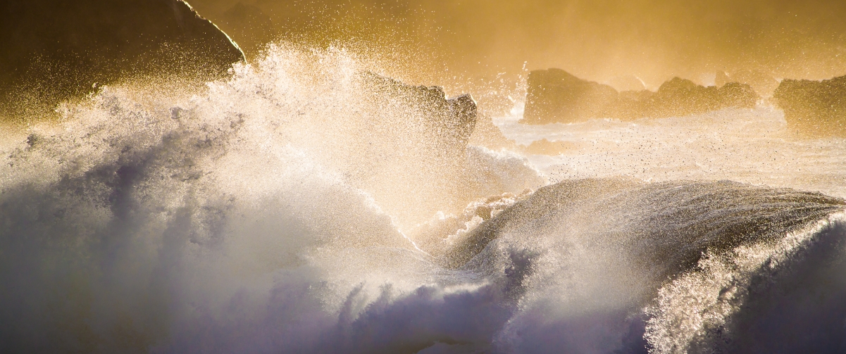 Splash, Oahu, Hawaii 3440x1