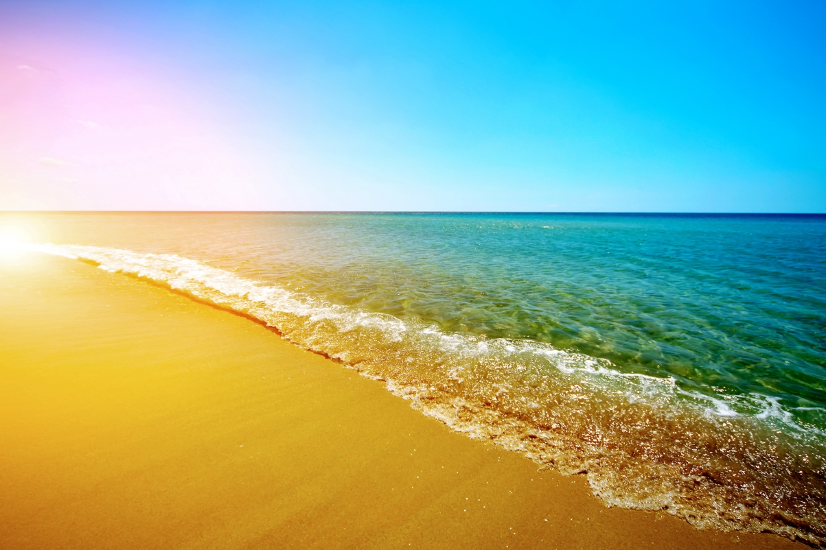 Summer, sea, sun, beach, wind