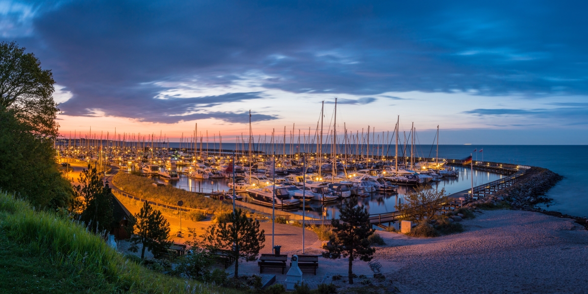 Sunset, clouds, horizon, sky,