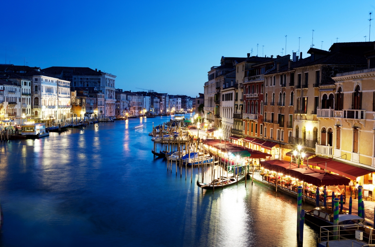Venice Grand Canal Scenery 4K HD