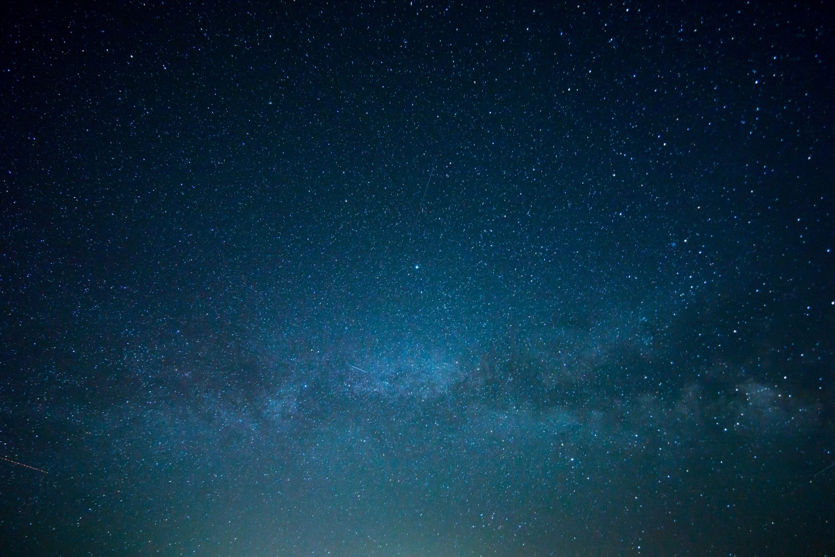 Night sky with stars and stars