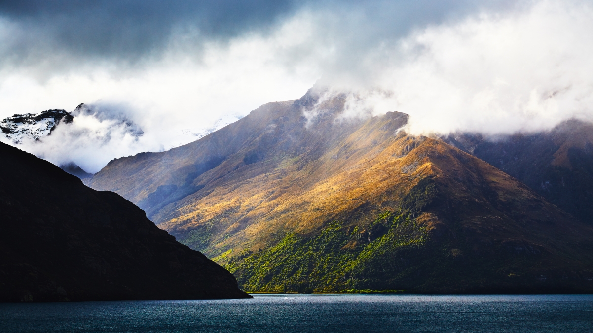 Lake Wakatipu 4k landscape wallpaper