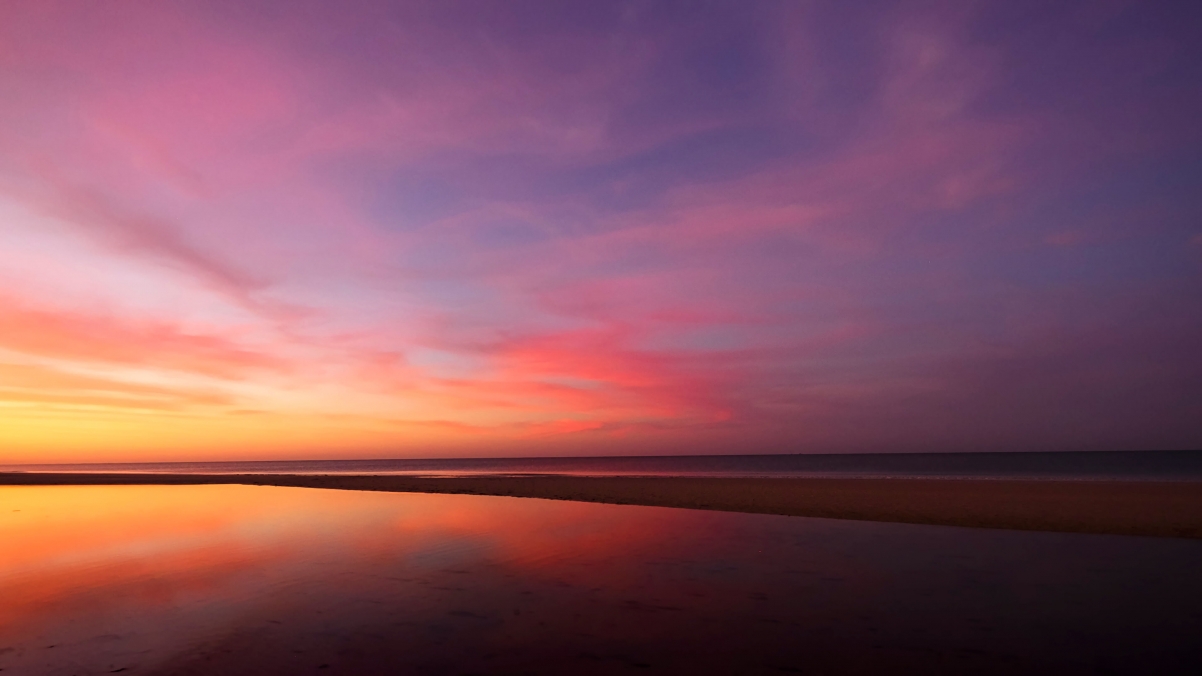 Sky line sky cloud 4k landscape