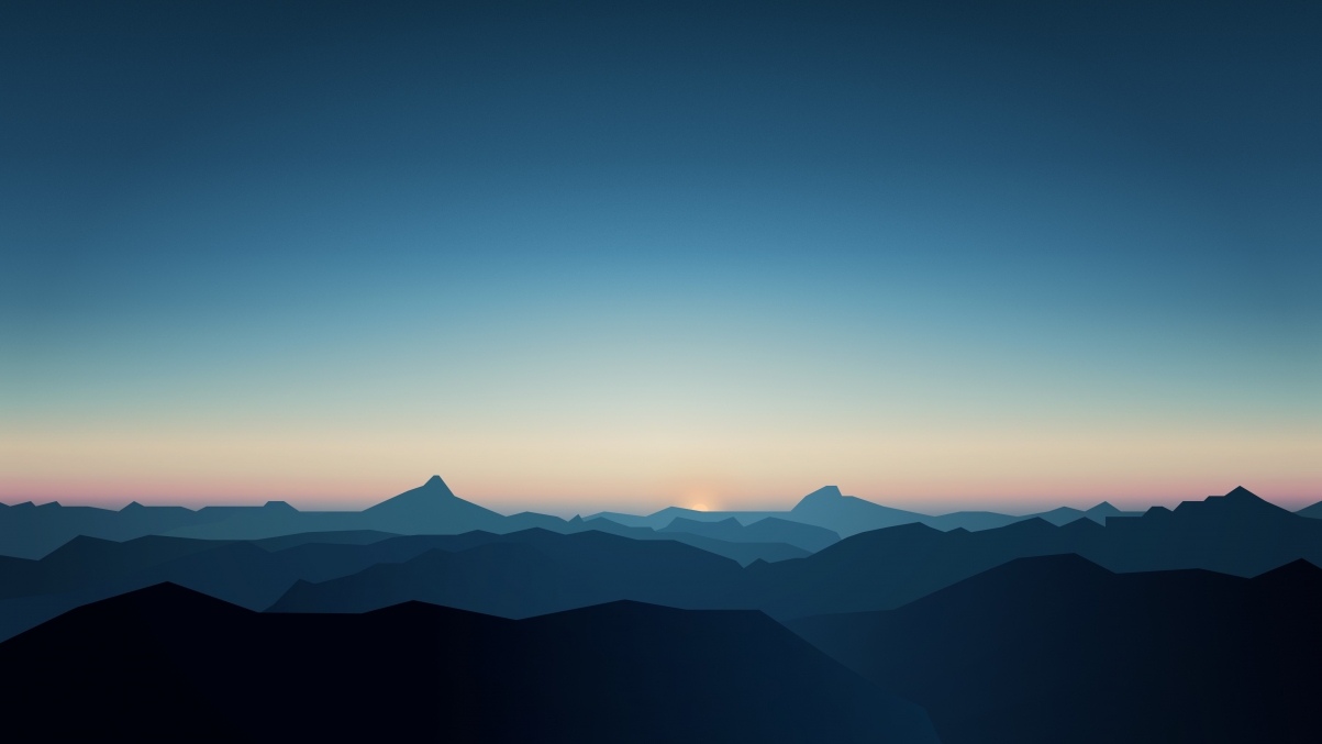 Sky and Mountain 5K Landscape Wallpaper