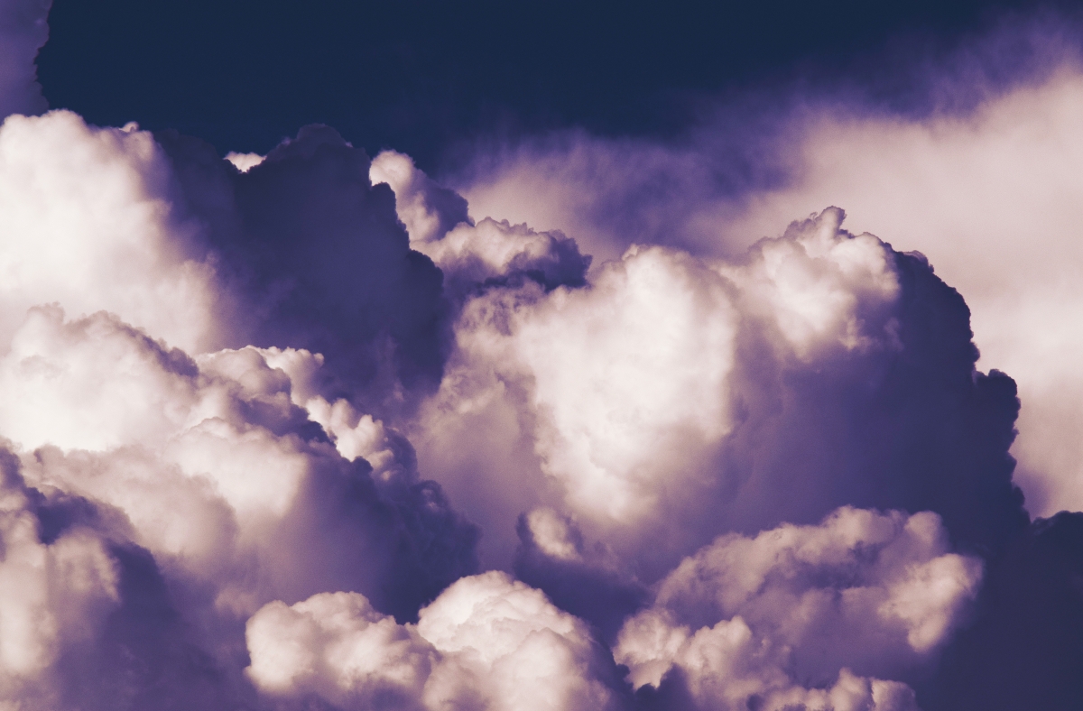 Sky thick clouds 6K wallpaper