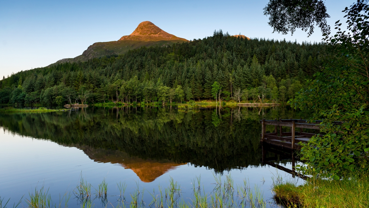 Scottish highlands landscape 4K wall