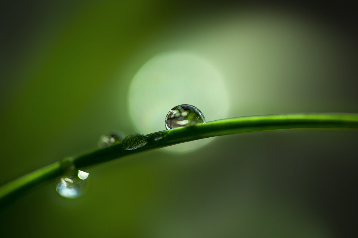 Water Drops Crystal 5K Eye Protection Wallpaper Picture