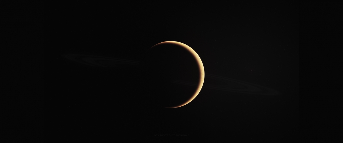 Perspective shift 2 Moon planet 3440x