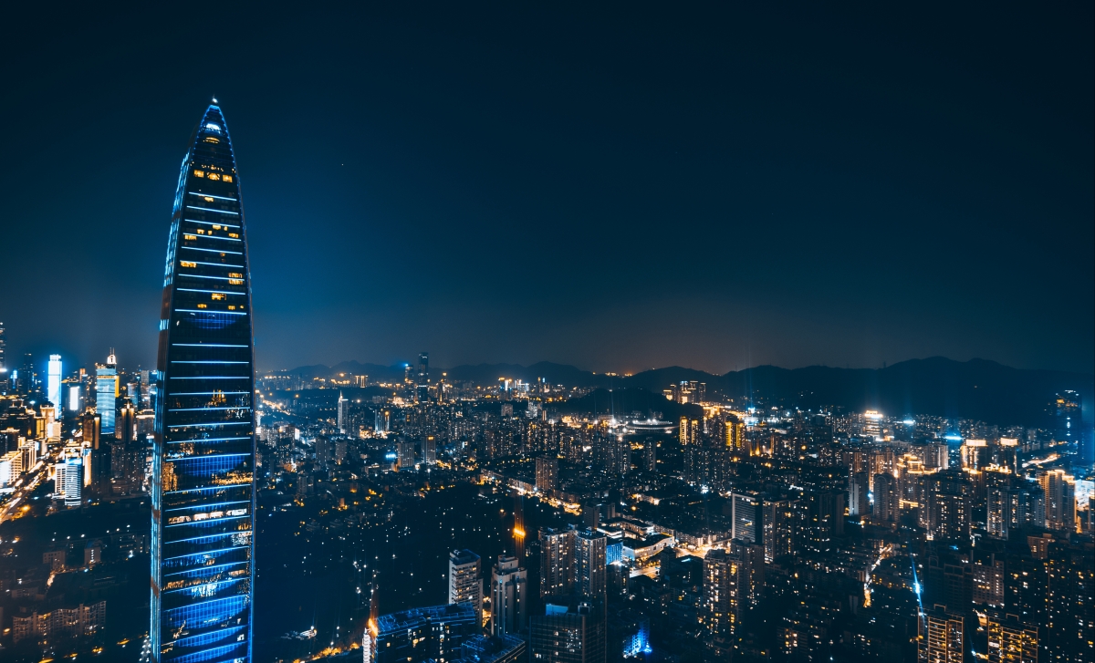 Shenzhen night view 4k wallpaper