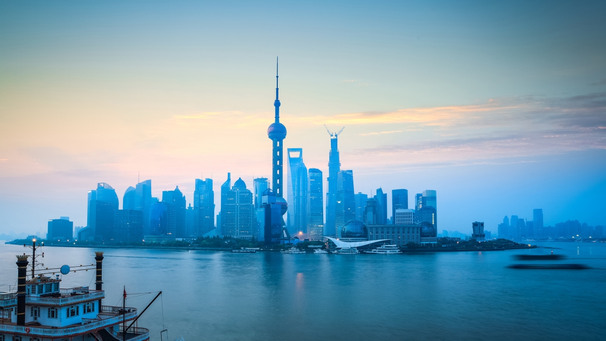 Shanghai Bund Landscape 4K Wallpaper
