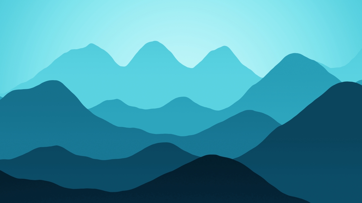 Mountains vector landscape 4K wallpaper