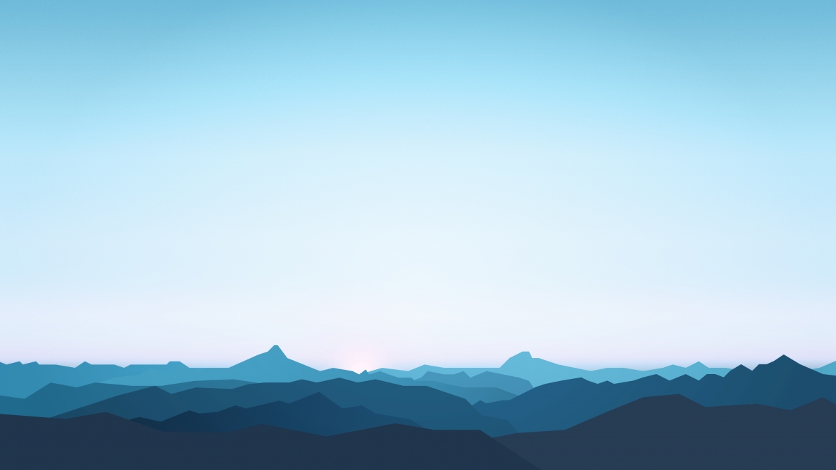Mountain Simple Landscape 4K Wallpaper