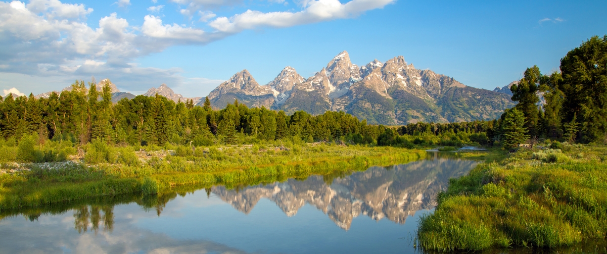 Mountains and lakes natural scenery 3440x1
