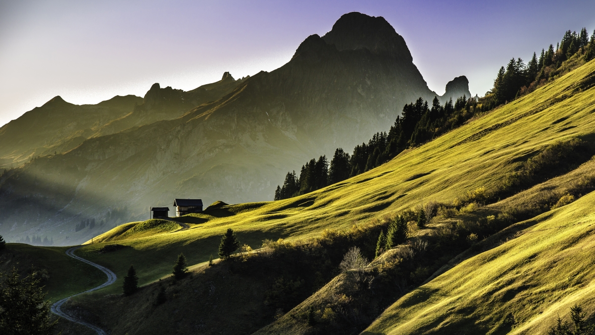 Mountain Alpine 4K Landscape Wallpaper