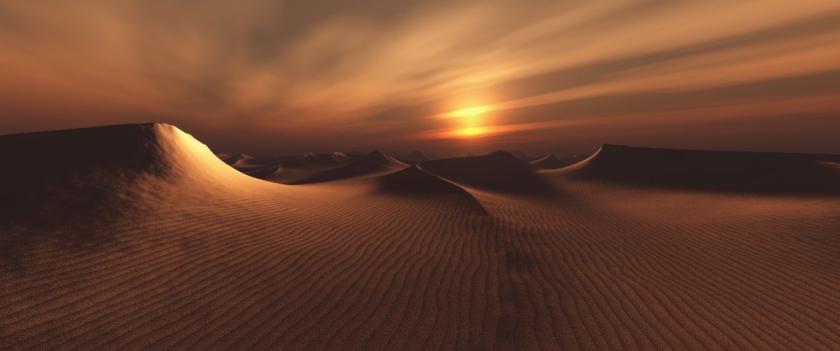Desert Landscape 3440x1440 Wallpaper