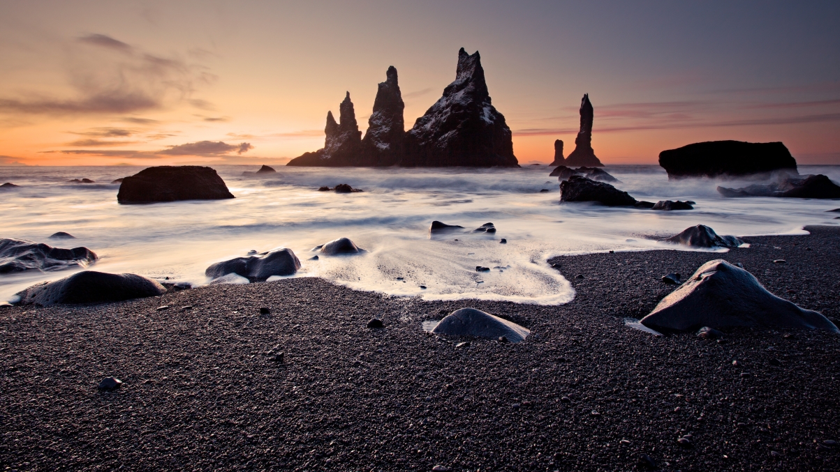 Sunset apple mac5k wallpaper