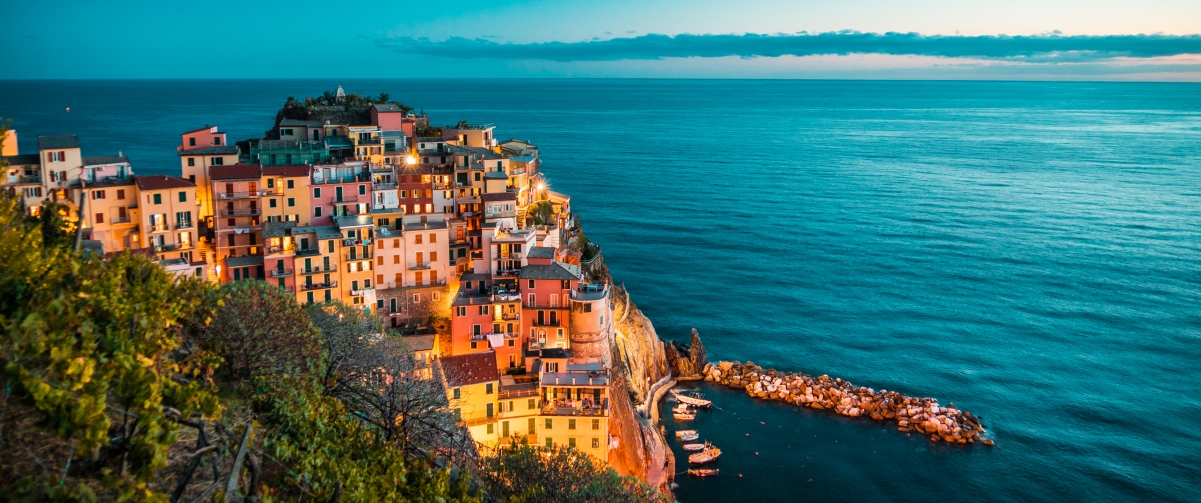 Beautiful Cinque Terre 3440x1440 wind