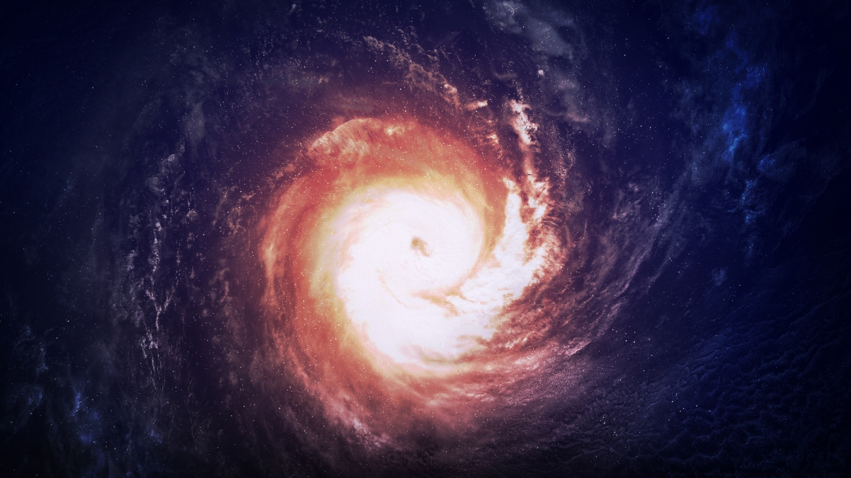 Beautiful spiral galaxy 4k wallpaper