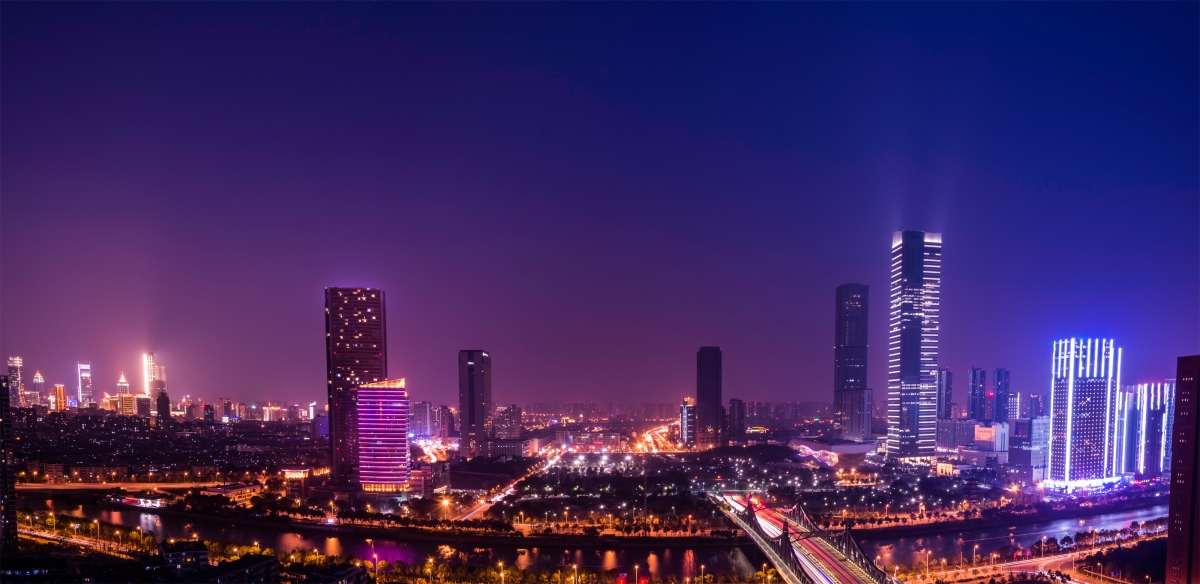 Beautiful city night scene pictures