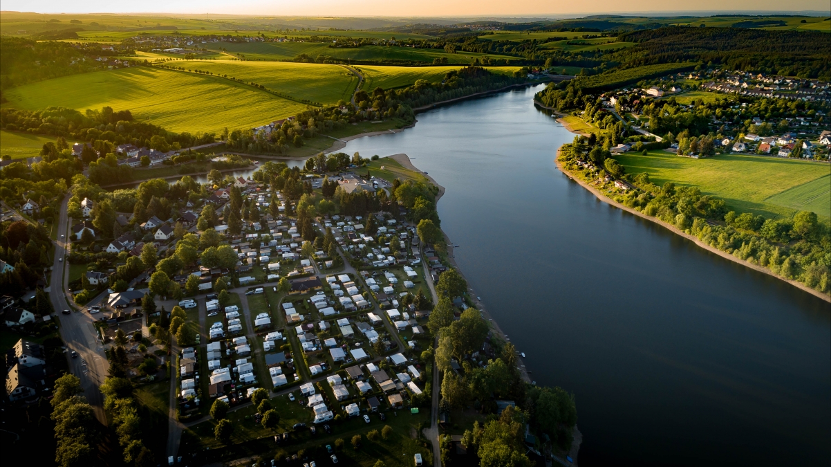 Beautiful home river 5k landscape wallpaper