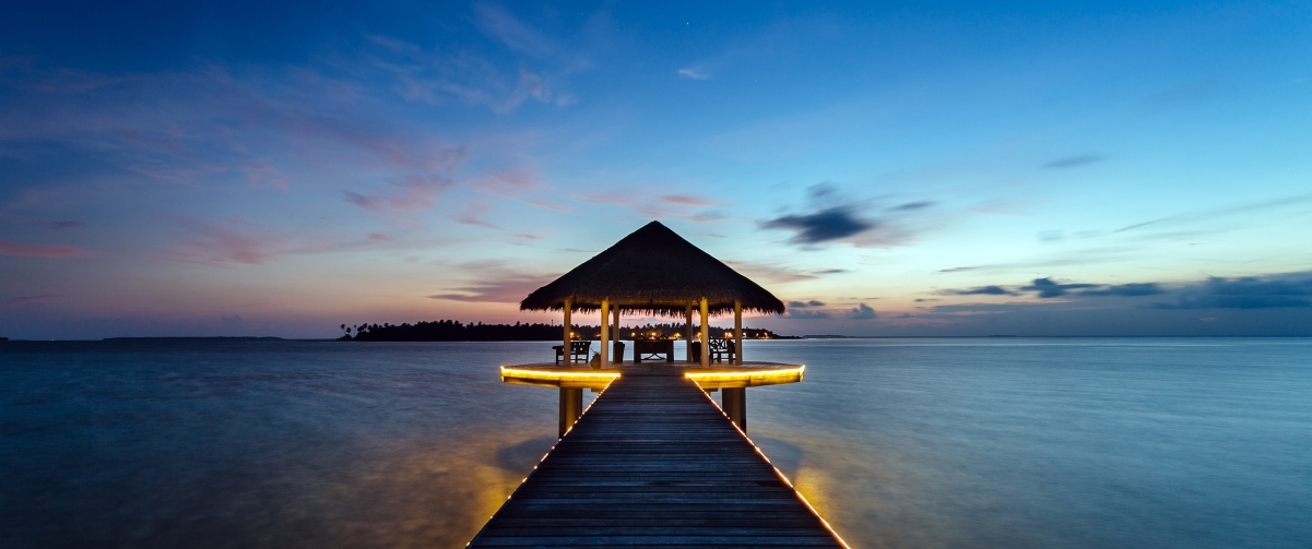 Maldives island sunset scenery 34