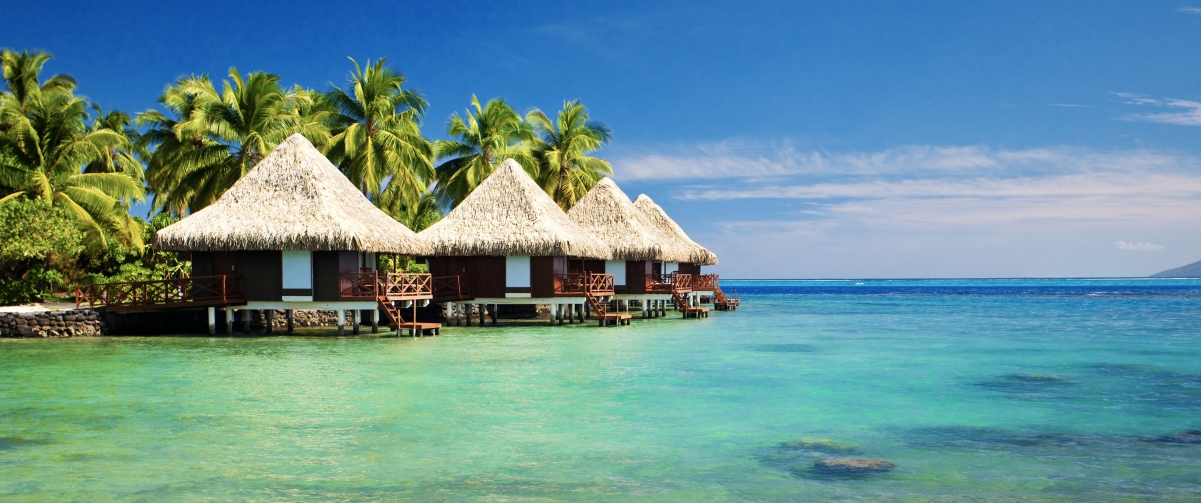 Maldives seaside scenery 3440x1