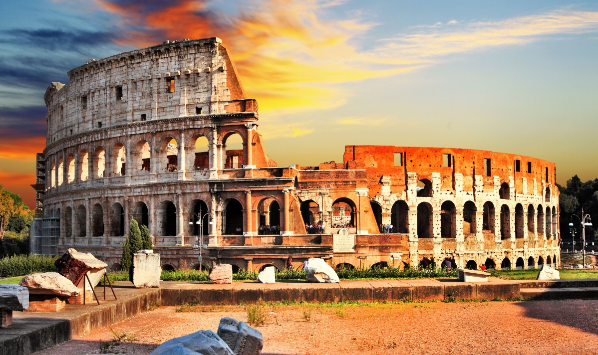 Rome Colosseum 6K Landscape Wallpaper