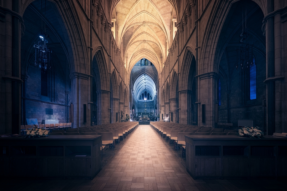 London Southwark Cathedral 4k scenery