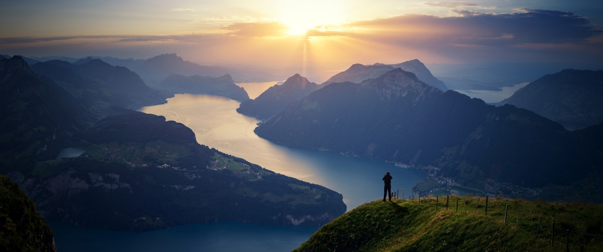 Overlooking Lake Lucerne 3440