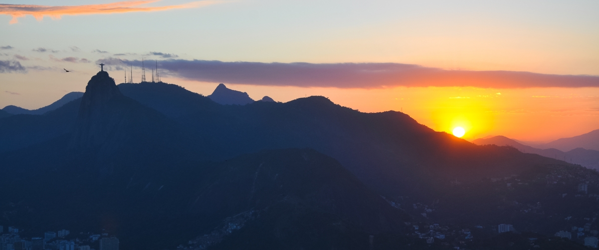 Rio de Janeiro sunset octopus screen