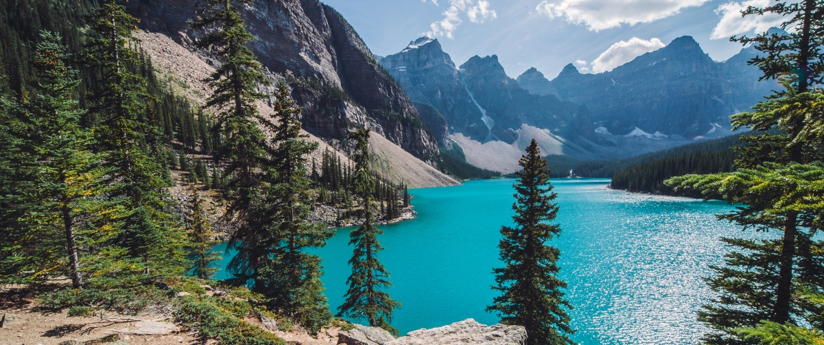 Moraine Lake, Banff, Canada 3440x1