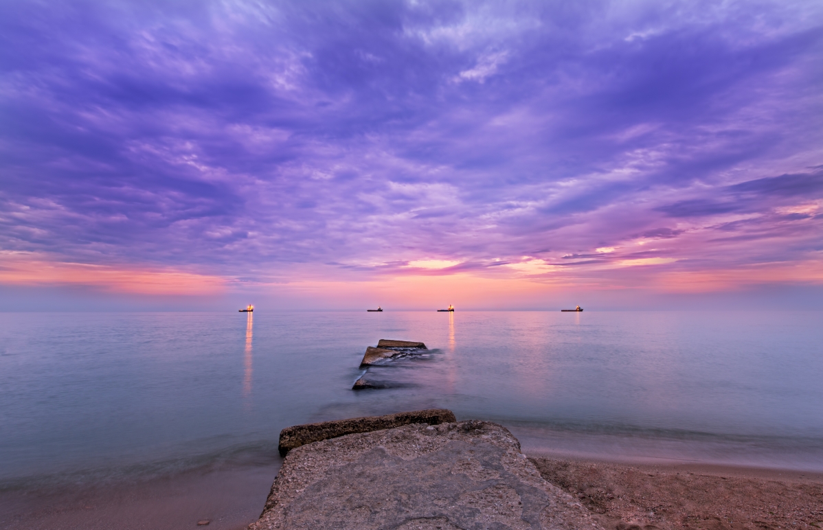 Caribbean Sea 5K Landscape Wallpaper