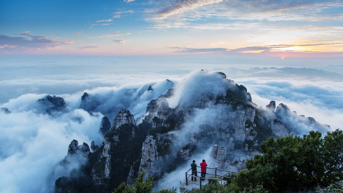 Baishi Mountain Scenic Spot, Laiyuan County, Hebei Province