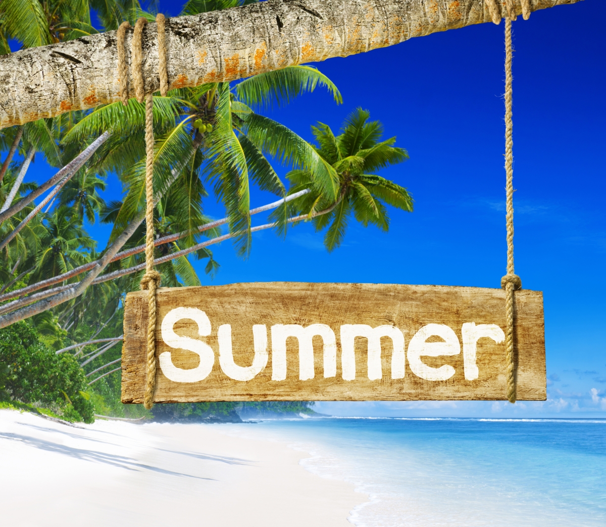 Sea, summer, sky, clouds, landscape