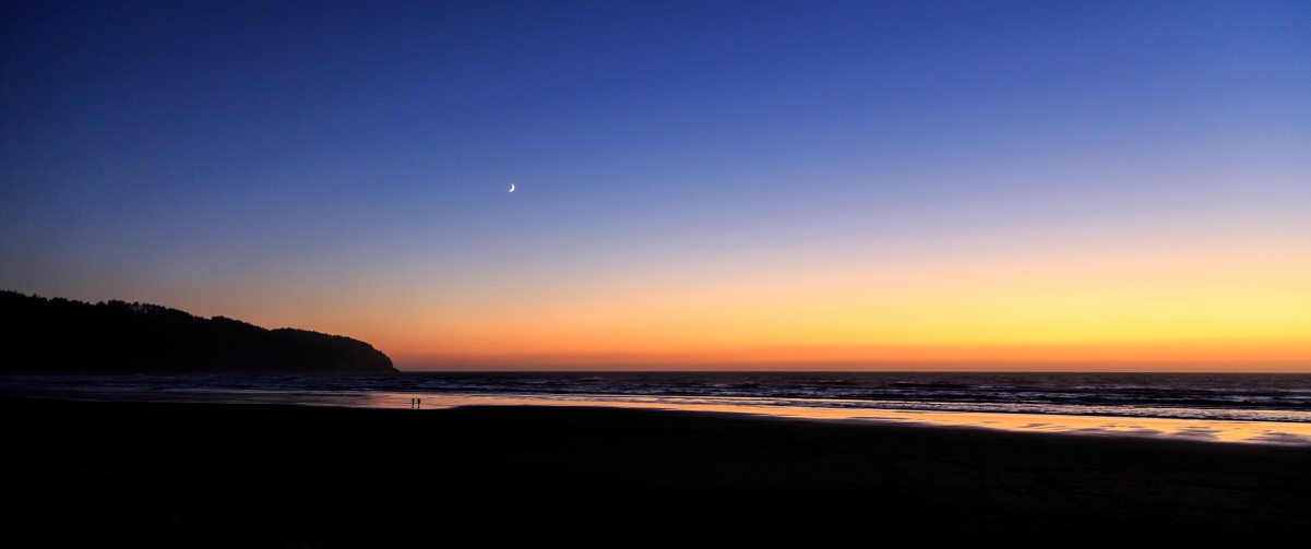 Cape Oregon Sunset 3440x1