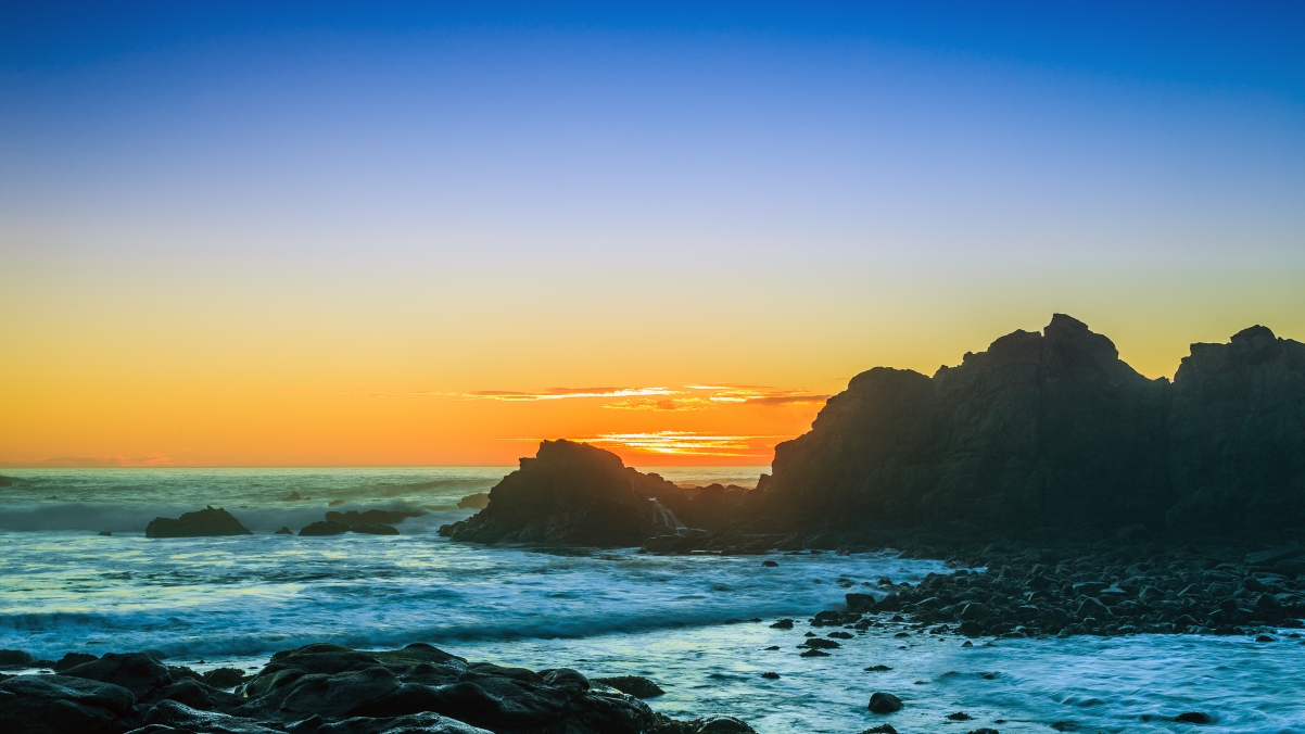 Sunset at Cape Arago, Oregon