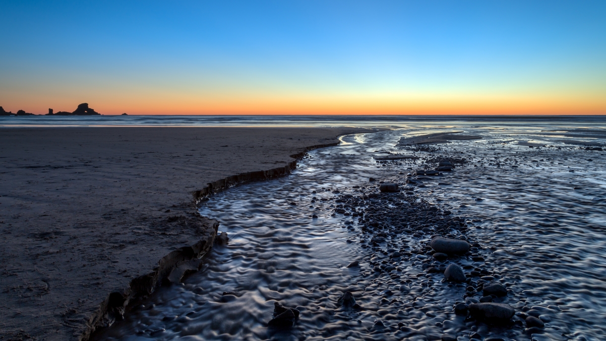 Indian beach 4k scenery of Oregon