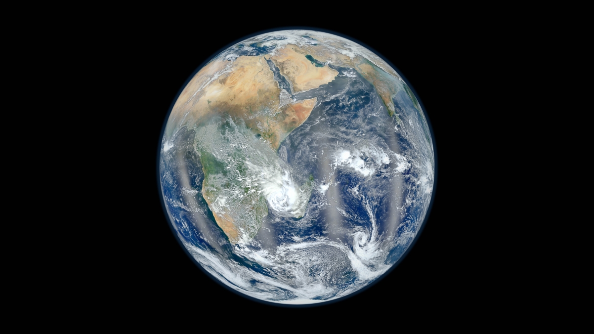 Eastern Hemisphere Author NASA 4K Wallpaper